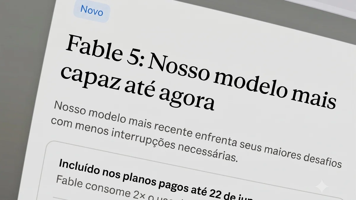 Claude Fable 5: Entenda as novas regras de uso e limites de acesso
