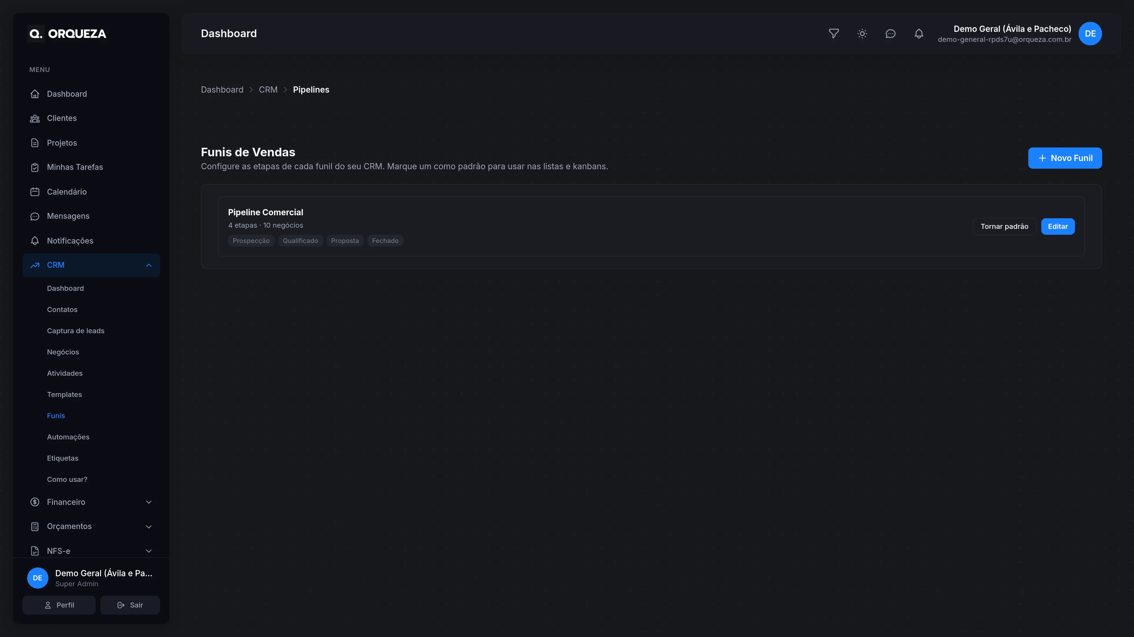 Pipeline kanban de vendas: como estruturar seu CRM no Orqueza